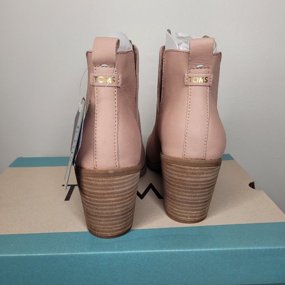TOMS Womens Everly Cutout Boot Bootie Size 11 Buck Brown Leather - Picture 4 of 11